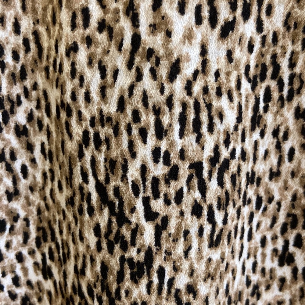 Talbots Animal Print Top